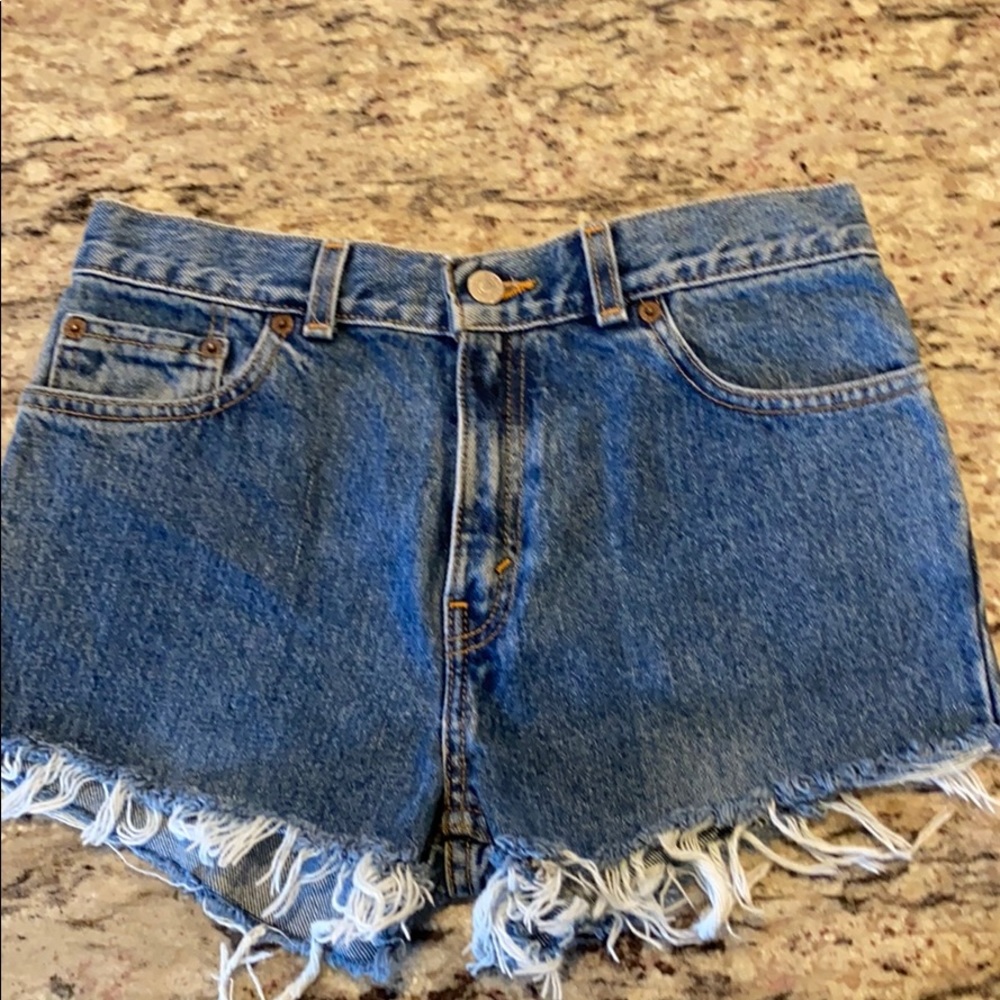 Levi’s Dark Wash Vintage Shorts